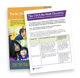 Be-Well Checklists